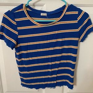 Garage Striped Crop Top